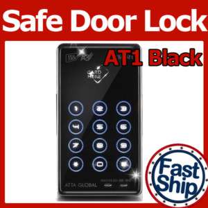 ATTA AT1 Keyless Digital Door Lock Touch Screen BLACK  