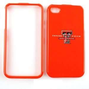  Apple iphone 4 4S Snap On Case, NCAA Texas Tech Red 
