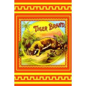   By Buyenlarge Tiger Brand Tobacco Label 20x30 poster