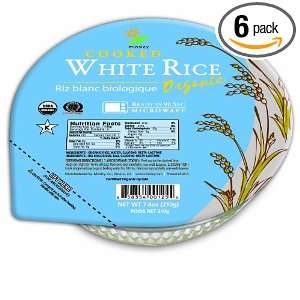 gogo rice Organic White, 7.4 Ounce Packages (Pack of 6)  