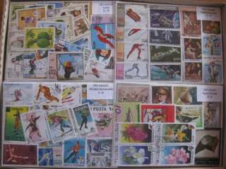 4500 all diffrent Stamps from Worldwide + 50 sheets  