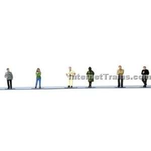  Life Like HO Scale People Standing Toys & Games