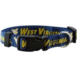  West Virginia Mountaineers Navy Blue Small Adjustable Dog 