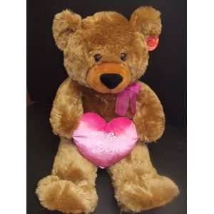  30 Brown Teddy Bear with Pink Heart I Love You Toys 
