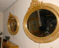 French Gilt Starburst Rococo Pier Mirror Mirrors  