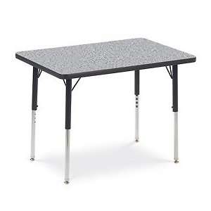  Virco® 482436 Activity Table Standard Legs 24x36, Black 