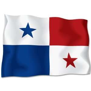 PANAMA Flag car bumper sticker decal 6 x 4