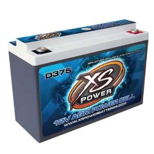  XS Power D375 12V AGM Battery, Max Amps 800A   600W Electronics