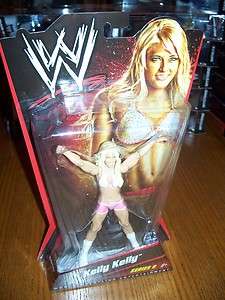 WWE,Kelly Kelly,Series 6,Mattel,Wrestling figure,Pink & white shorts 
