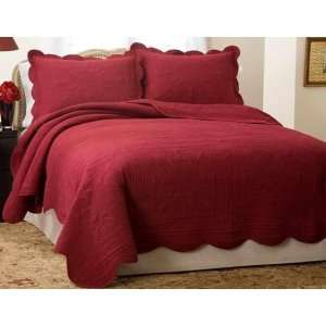  French Tile Standard Sham Red Electronics