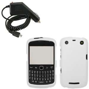  iFase Brand Blackberry 9360/9370/Apollo Combo Rubber White 