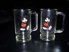 vintage mickey mouse disney mugs 1970 s set of 2