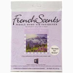    French Scents Air Filter Freshener Mountain Breeze Automotive