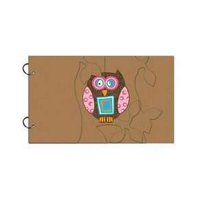  Carolees Creations   Adornit   Wood Storybook   Pink Owl 