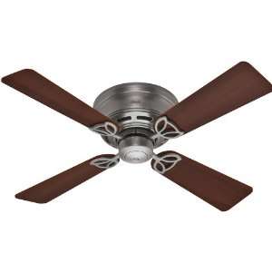 Hunter Fan 23871 Core Ceiling Fans 42 Inch Antique Pewter with 4 Dark 