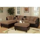 Brown Sectional Sofa Set  