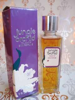 Vtg Tuvache Jungle Orchid 1 oz Touch Tip Skin Perfume New w/Box Rare 