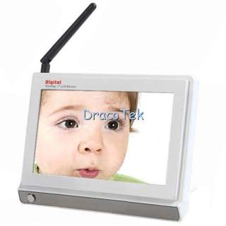 4GHz Wireless Digital Baby Monitor Kit IR LED Security Camera 