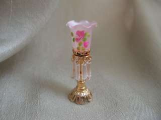 dollhouse doll house miniature ELECTRIC VICTORIAN TABLE LAMP  
