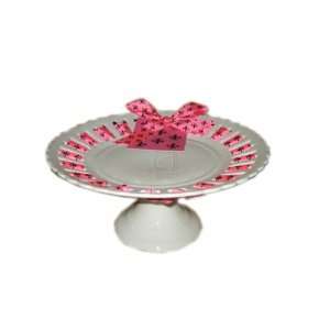  RIBBON FLEUR DE 10 FOOTED CAKE STAND