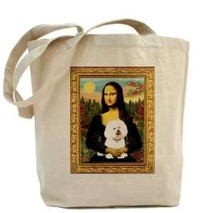  Mona Lisa new Bichon Frise 1 Pets Tote Bag by  