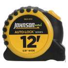 Johnson 1804 0012 12 ft x 5/8 in Auto Lock Power Tape Measure