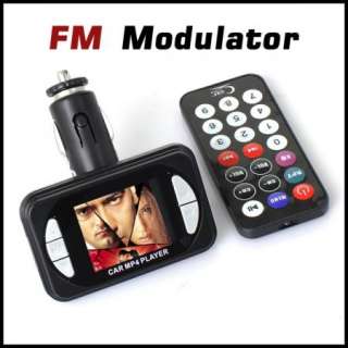 New LCD Car  MP4 Player FM Transmitter SD/MMC Remote  