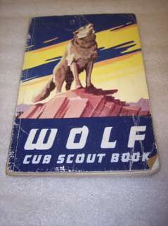 WOLF CUB SCOUT BOOK HAND BOOK 1962  