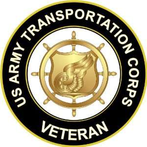  5.5 US Army Transportation Corps Veteran Decal Sticker 