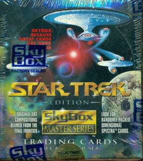 1993 SKYBOX STAR TREK MASTER SERIES F/S WAX BOX 36 CT  