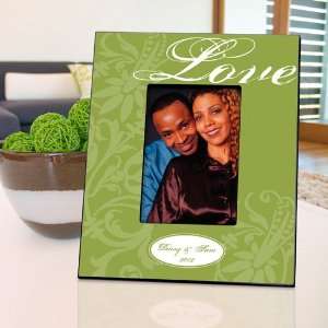    Wedding Favors Green Love Picture Frame