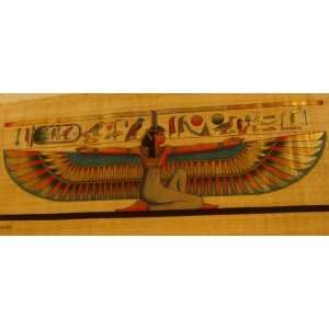  Isis With Alphabet Egyptian Papyrus 39x16 in 100x40CM 