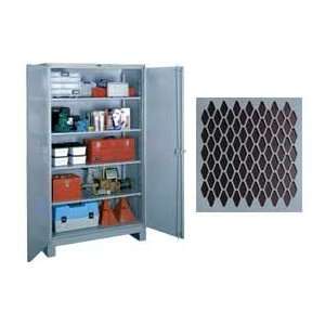  Lyon Heavy Duty Storage Cabinet 48x24x82   Gray