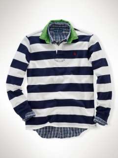 Classic Fit Stripe Rugby   Big & Tall Rugbys   RalphLauren