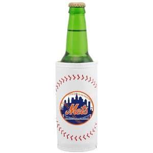    New York Mets White Baseball Bottle Coolie