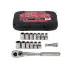   15 pc. 12 pt. Inch and Metric Easy Read 1/2 in. Dr. Socket Wrench Set
