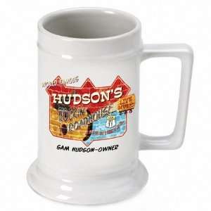 Personalized 16 oz. Roadhouse Beer Stein 