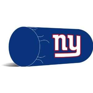 NEW YORK GIANTS 12x7 NFL beaded bolster pillow cylinder shape  