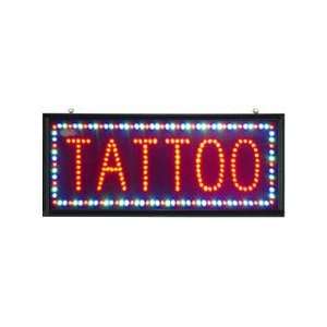  Tattoo Chasing Flashing LED Sign 10.5 x 28.5