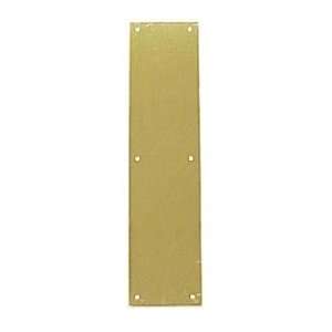  Hager 30S 3 1/2 x 15 Brass Push Plate