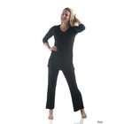 DreamSacks Eco Friendly Womens Haley Pajama Set   X Large   Black