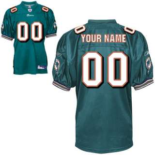 Miami Dolphins Reebok Miami Dolphins Customized Authentic Team Color 