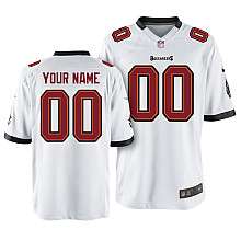 Mens Nike Tampa Bay Buccaneers Customized Game White Jersey (S 4XL 