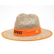 Mens New Era Cleveland Browns Training Straw Hat   