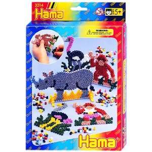    Hama Beads Animal Box 2000 Beads Rhino & Monkeys Toys & Games