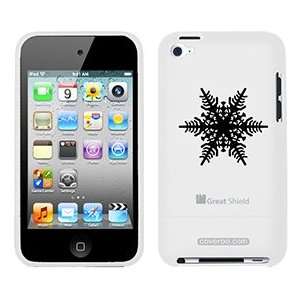  Poinsettia Snowflake on iPod Touch 4g Greatshield Case 