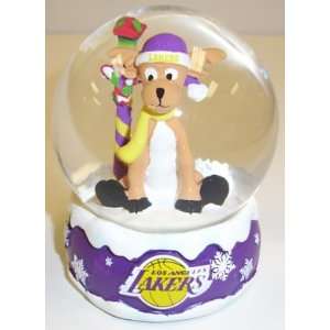  Los Angeles Lakers NBA Holiday Snow Globe Sports 