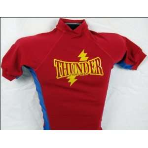    Thunder Short Sleeve Rash Guard Red & Blue