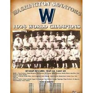   Senators Healy Plaque   1924 World Series Champs