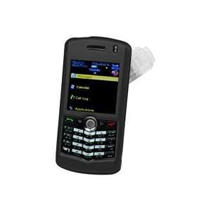 Cellet Blackberry 8100 Pearl Black Rubberized Proguard with Detachable 